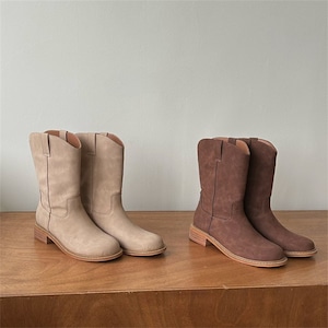 western low heel boots N30417