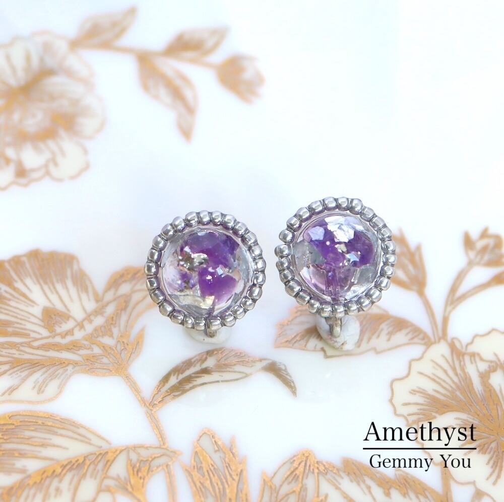 ⭐︎【天然】アメジスト ペンダントトップ k18 18x 12x 6mm ⭐︎【天然 