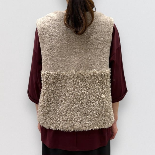 PASSIONE 切替 ボア ベスト | CoCo Cuore