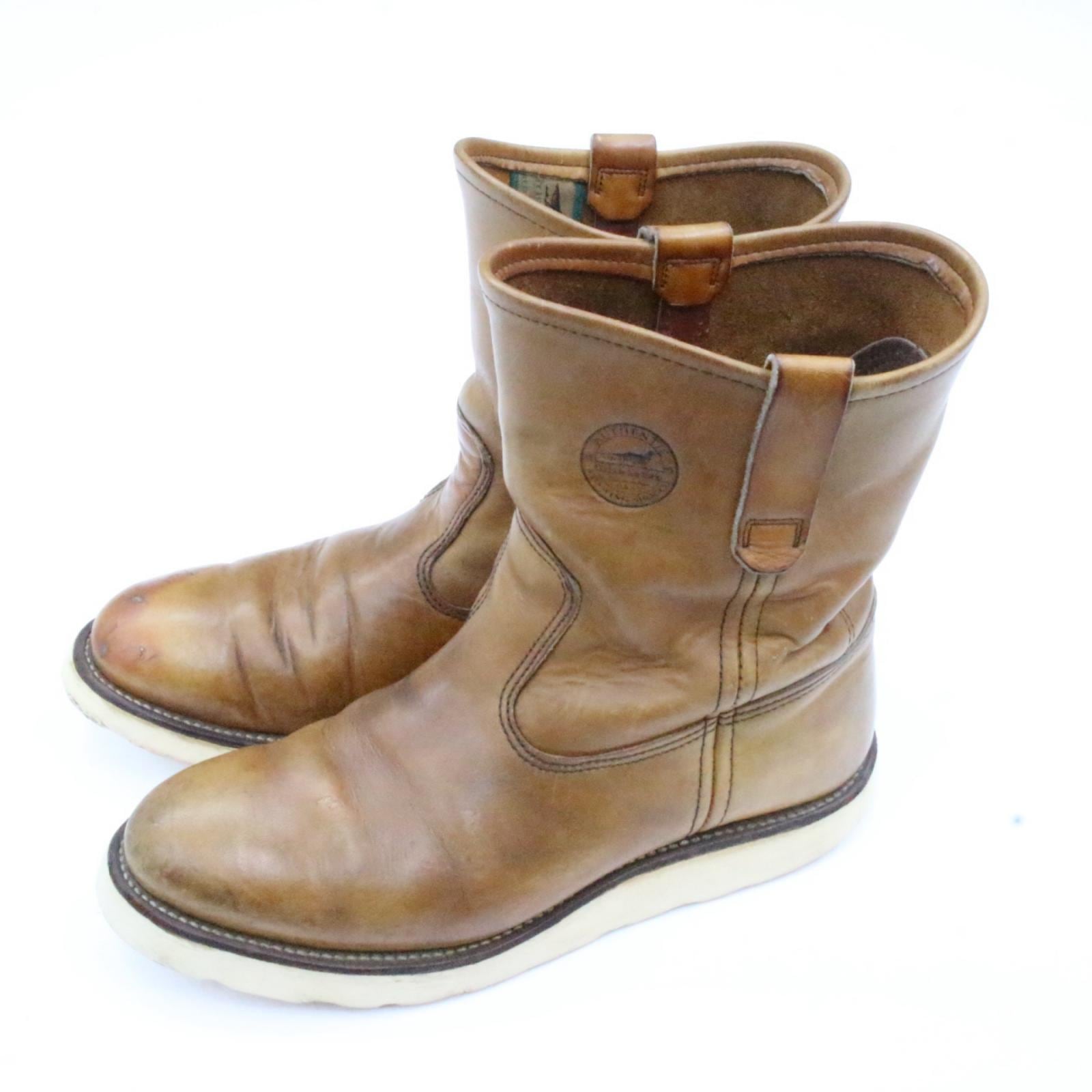 RED レッドウィング REDWING ペコス ブーツ 25.5cm 緑犬タグ WING 