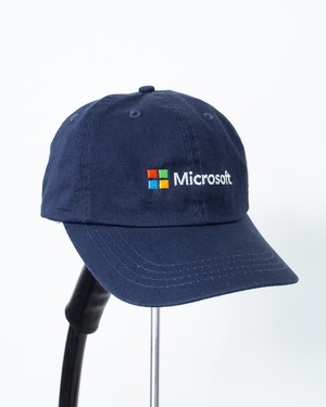 embroidery cotton cap / "Microsoft"