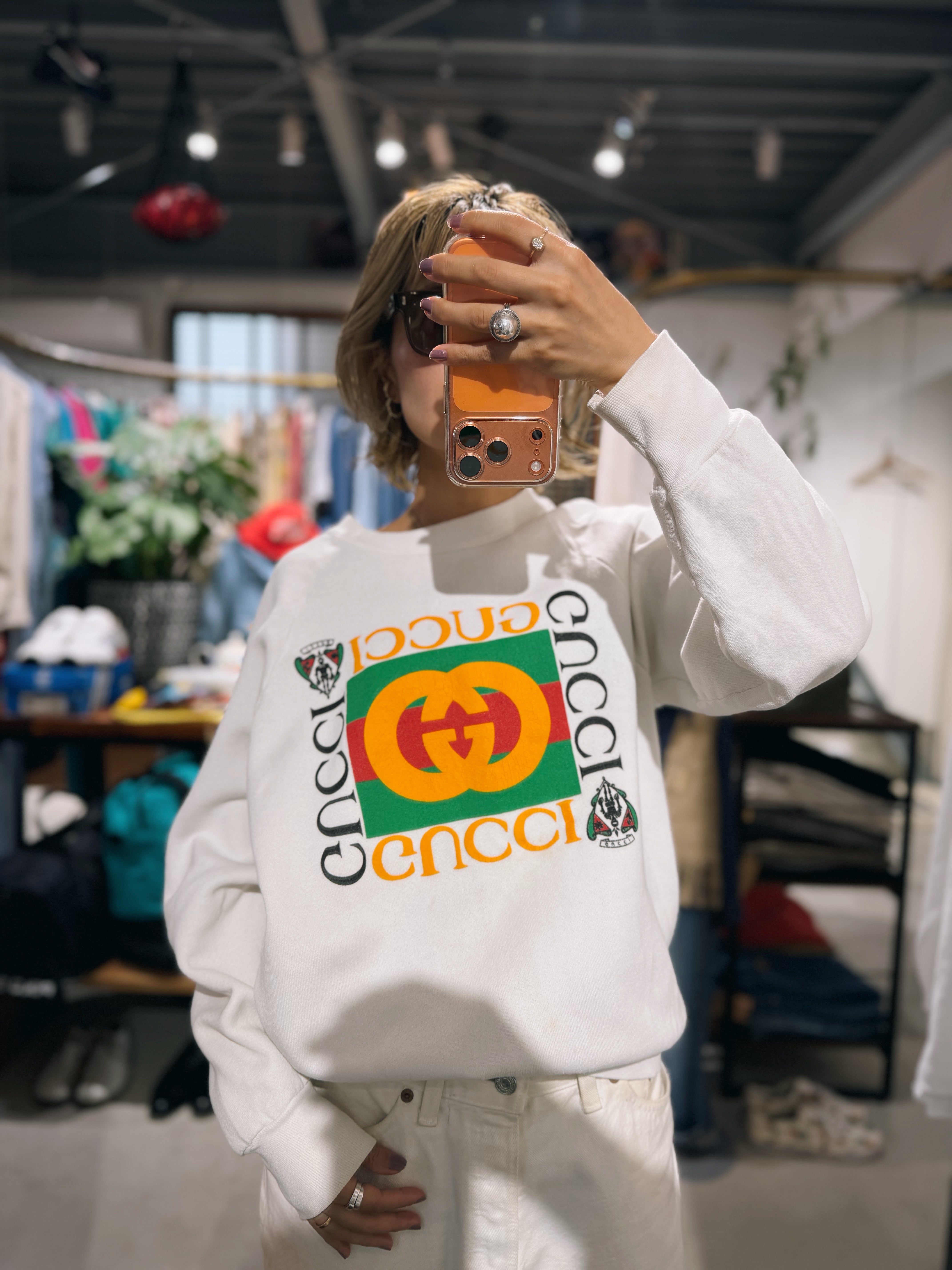 (CS2349)90's Bootleg GUCCI sweat