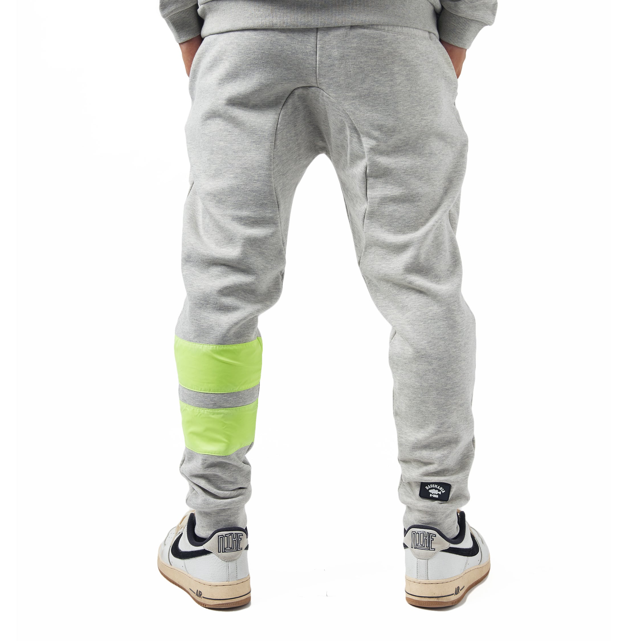 ライン切り替えスウェットジョガーパンツ [GRY/N.YEL] [限定生産