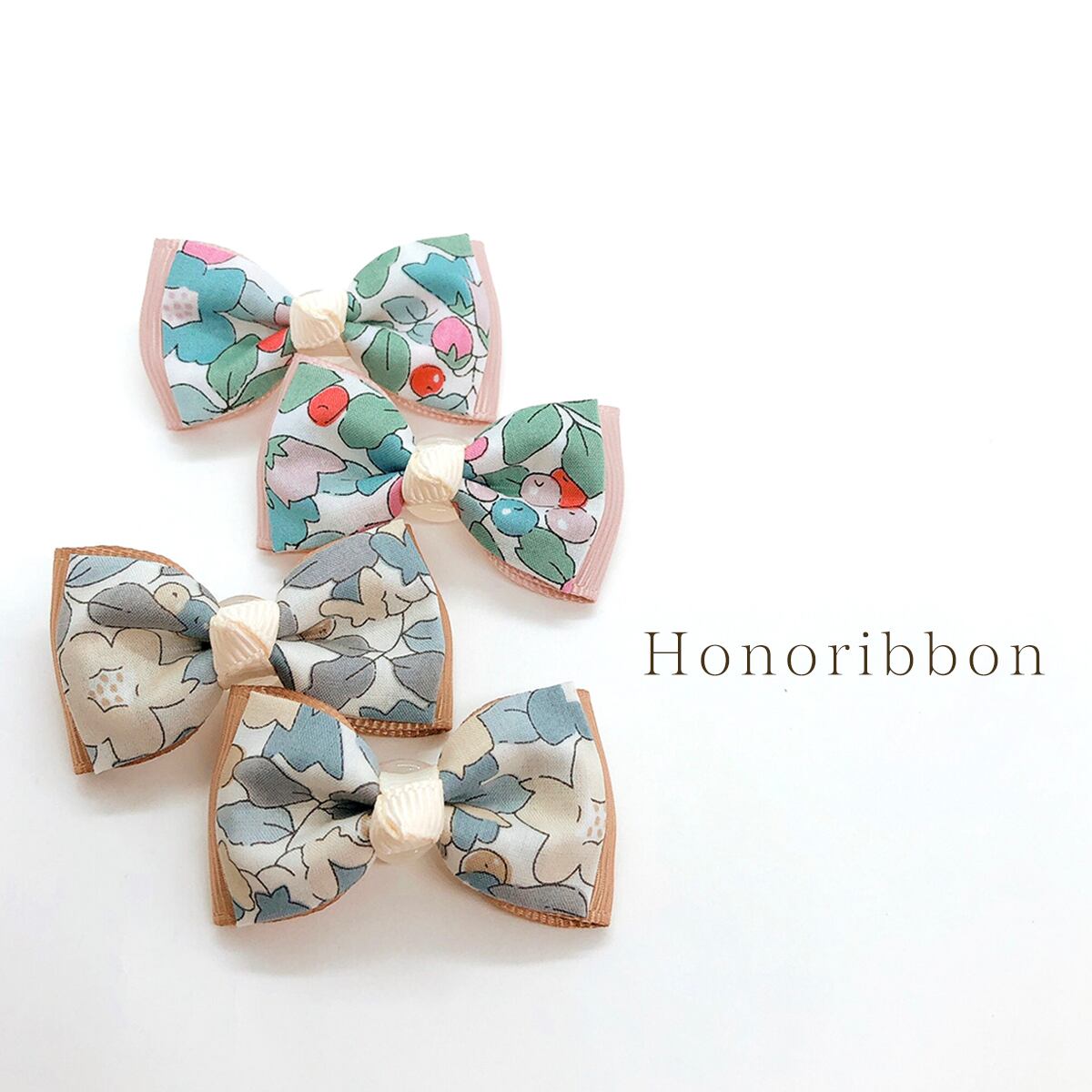 リバティ ヘアアクセサリー ヘアゴム ヘアピン アクリップ 猫 ネコ 花