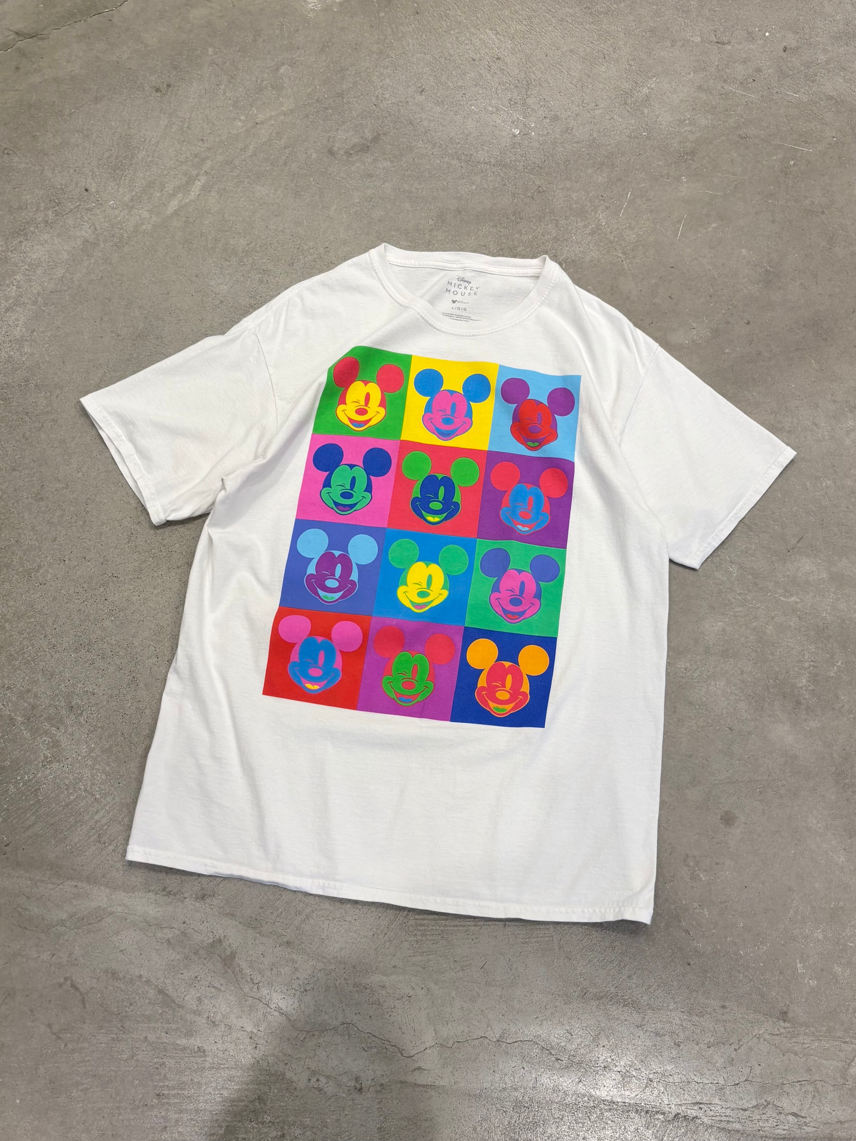 Andy Warhol Mickey Tシャツ アンディウォーホル ミッキー Andy Warhol 
