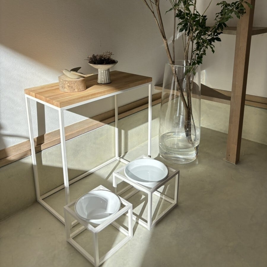 ボウルスタンド M／野田琺瑯ボウル14㎝付き【Tabete Cube