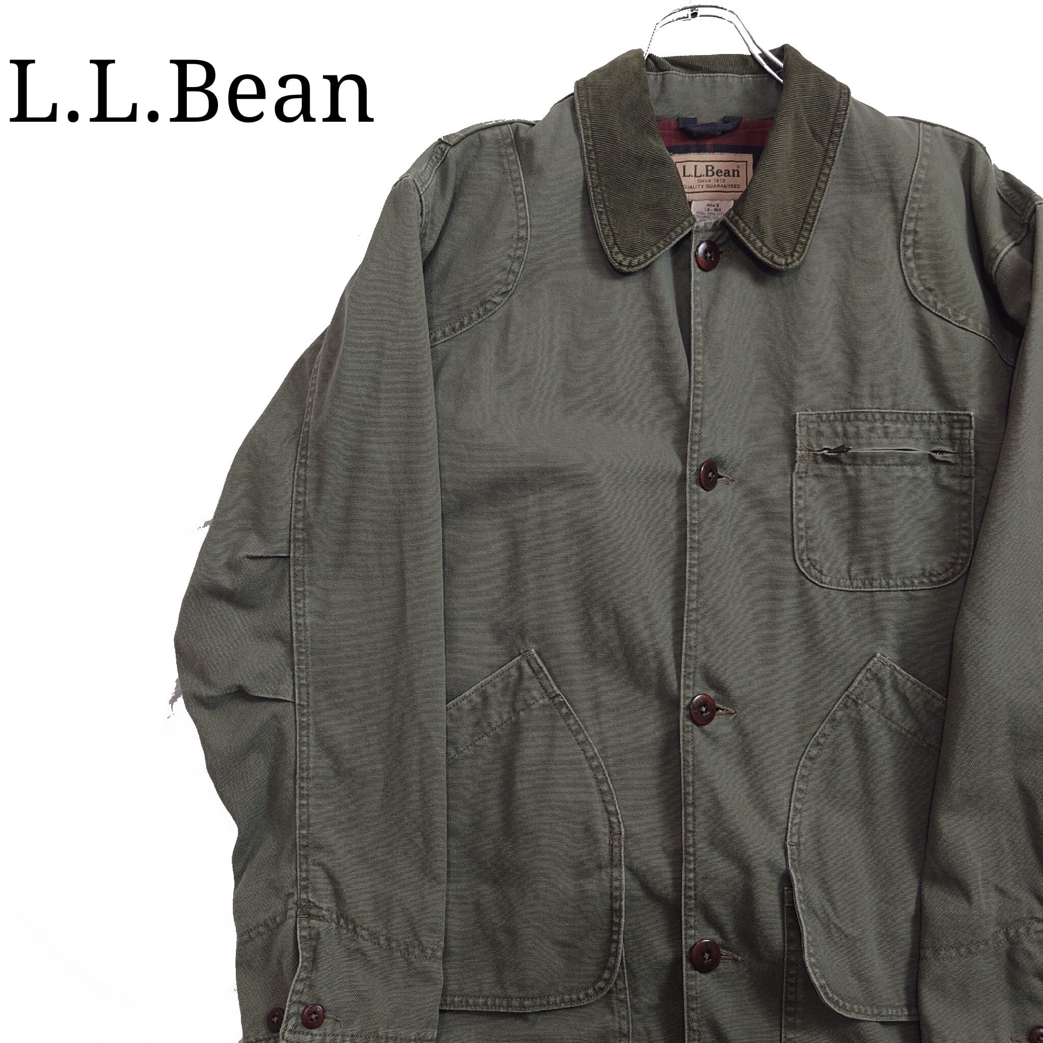 レアカラー　L.L.Bean カバーオール　コーデュロイ襟