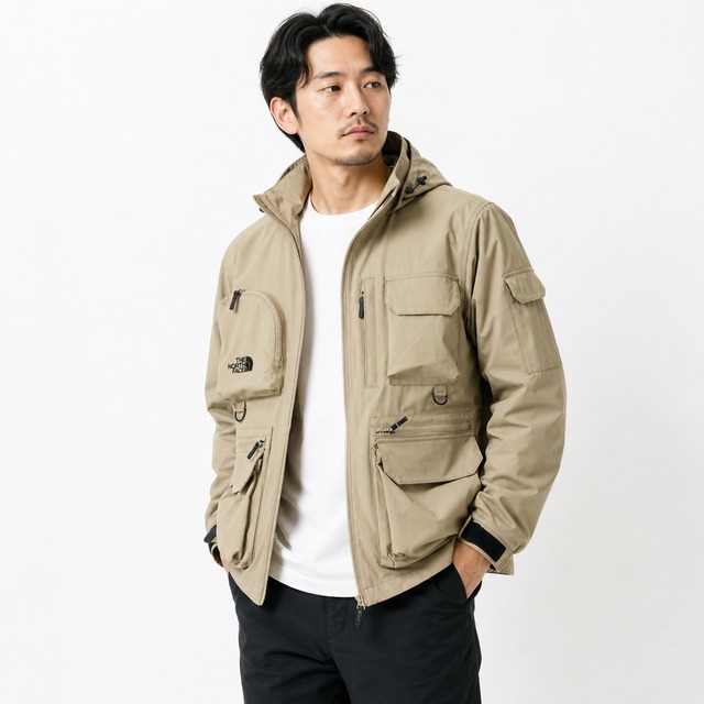 THE NORTH FACE ノースフェイス【正規取扱店】｜アウトドアジャケット｜撥水 収納ポケット フィールドユーティリティジャケット NP22533 メンズ クラシックカーキ