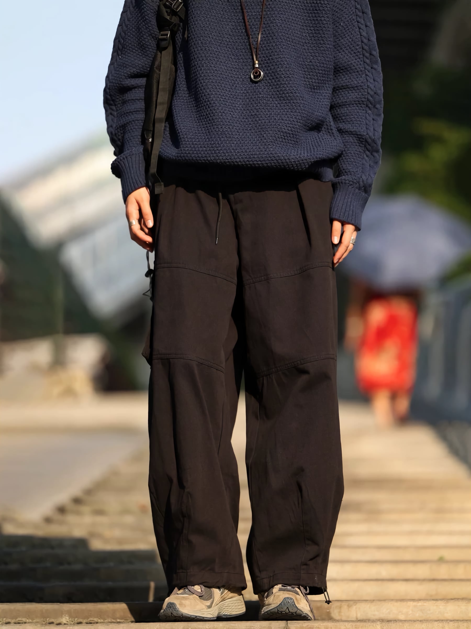 ドローストリングスカーゴパンツ / Drawstring Cargo Pants
