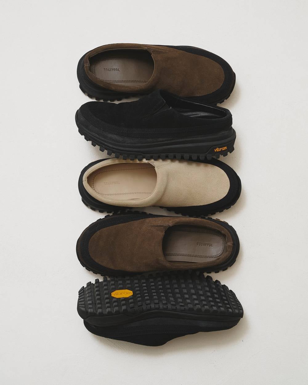 TODAYFUL(トゥデイフル) Vibramsole Leather Sabot | サウスオレンジ
