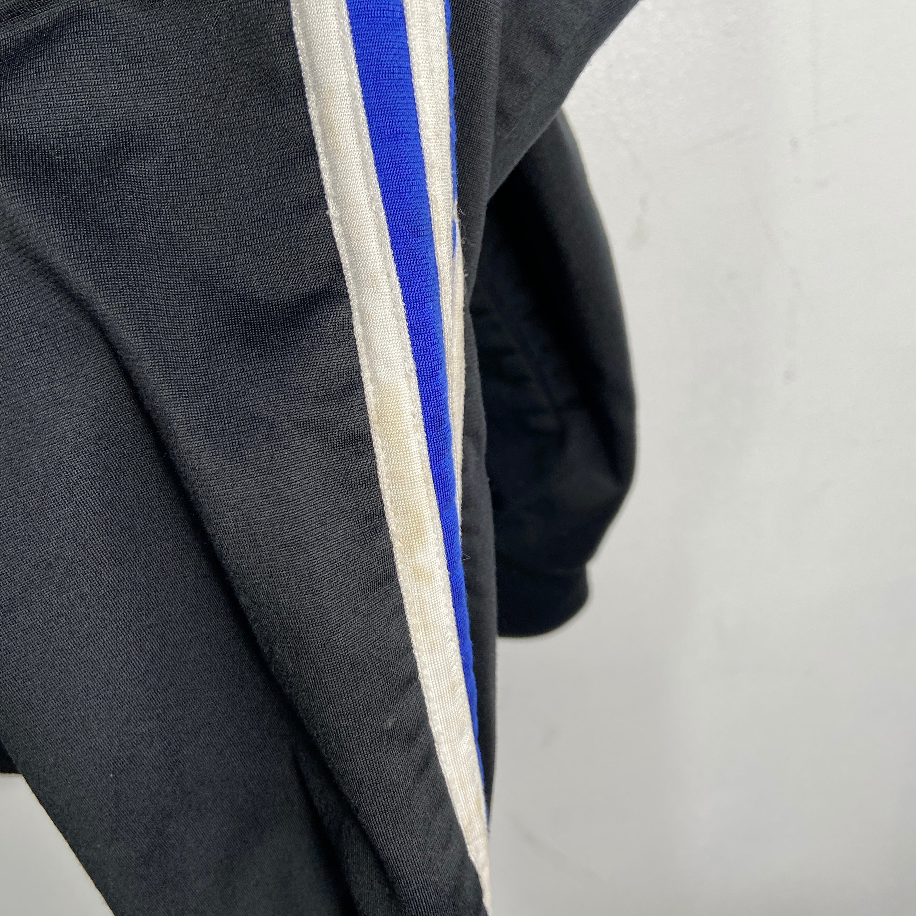 送料無料』80s adidas 万国旗タグ トラックジャケット ブラック M 黒 
