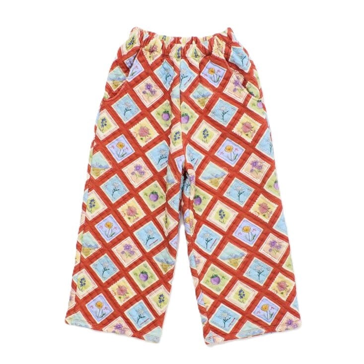 Maison Mangostan｜Postcard Quilted Trousers