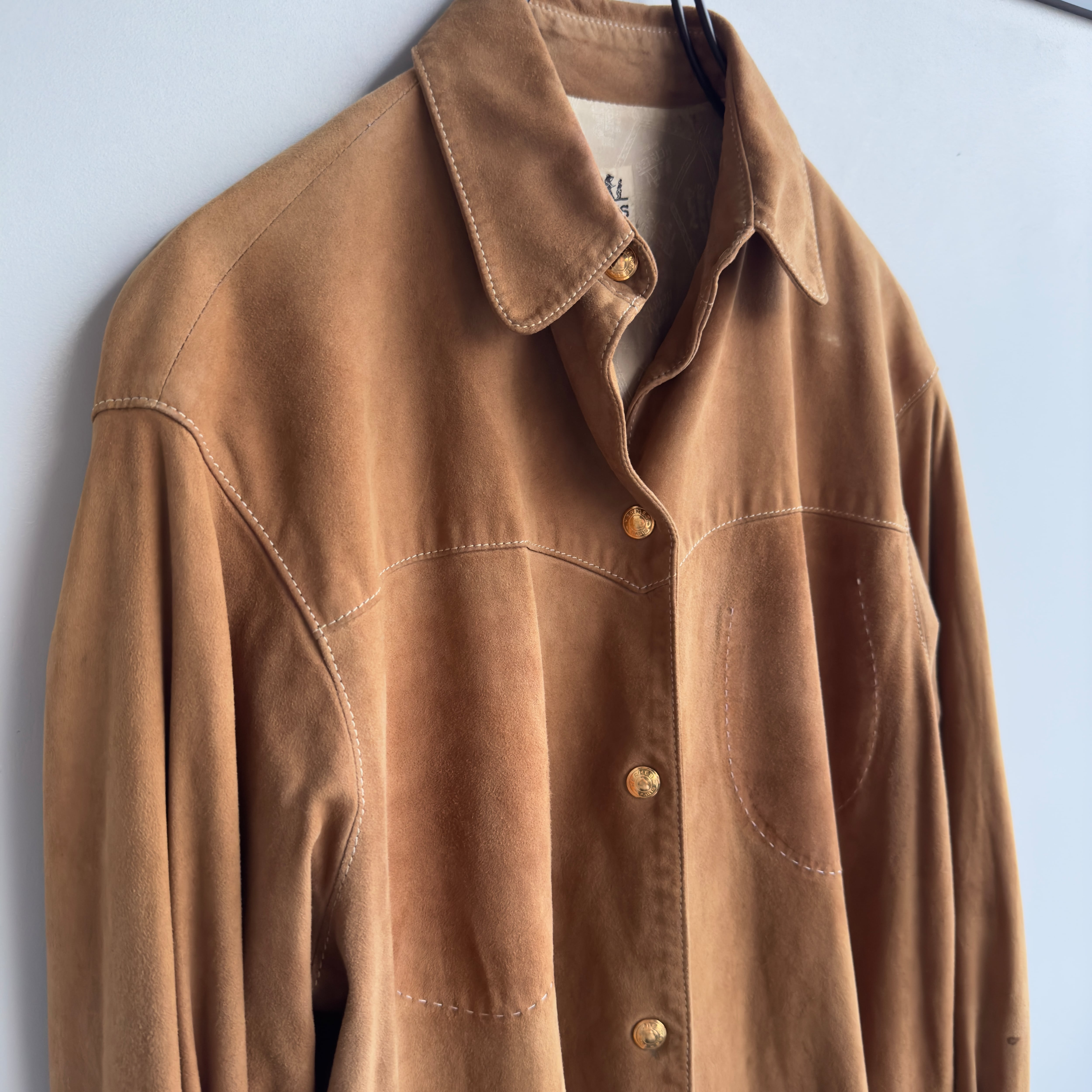 60's / 70's Vintage Hermes Suede Jacket エルメス スウェード レザー