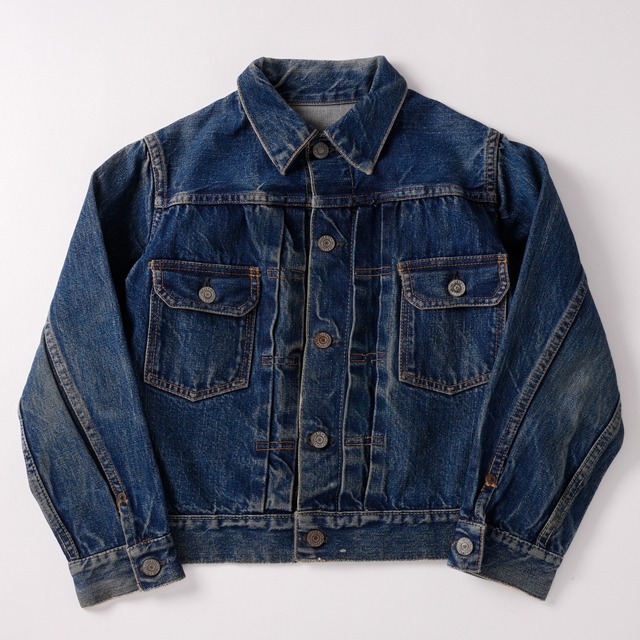 【濃紺】50s Levi's 2nd 507xx BigE denim jacket for Kids made in USA extra condition ／ 50年代 リーバイス ビッグE スペシャル ヴィンテージ デニム ジャケット 2nd Gジャン キッズサイズ 展示サイズ アメリカ製