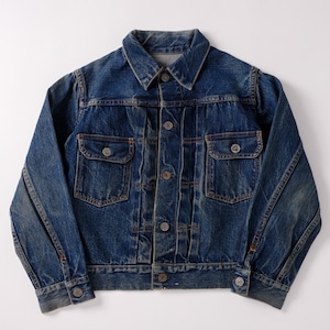 【濃紺】50s Levi's 2nd 507xx BigE denim jacket for Kids made in USA extra condition / 50年代 リーバイス ビッグE スペシャル ヴィンテージ デニム ジャケット 2nd Gジャン キッズサイズ 展示サイズ アメリカ製