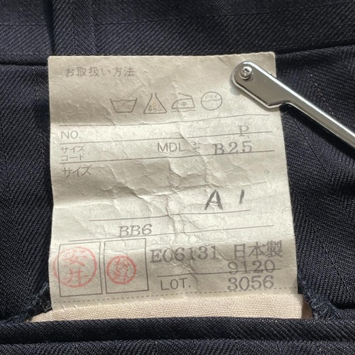 90s balenciaga ブラックスラックス ストライプ 日本製 【W35】 詳細写真5