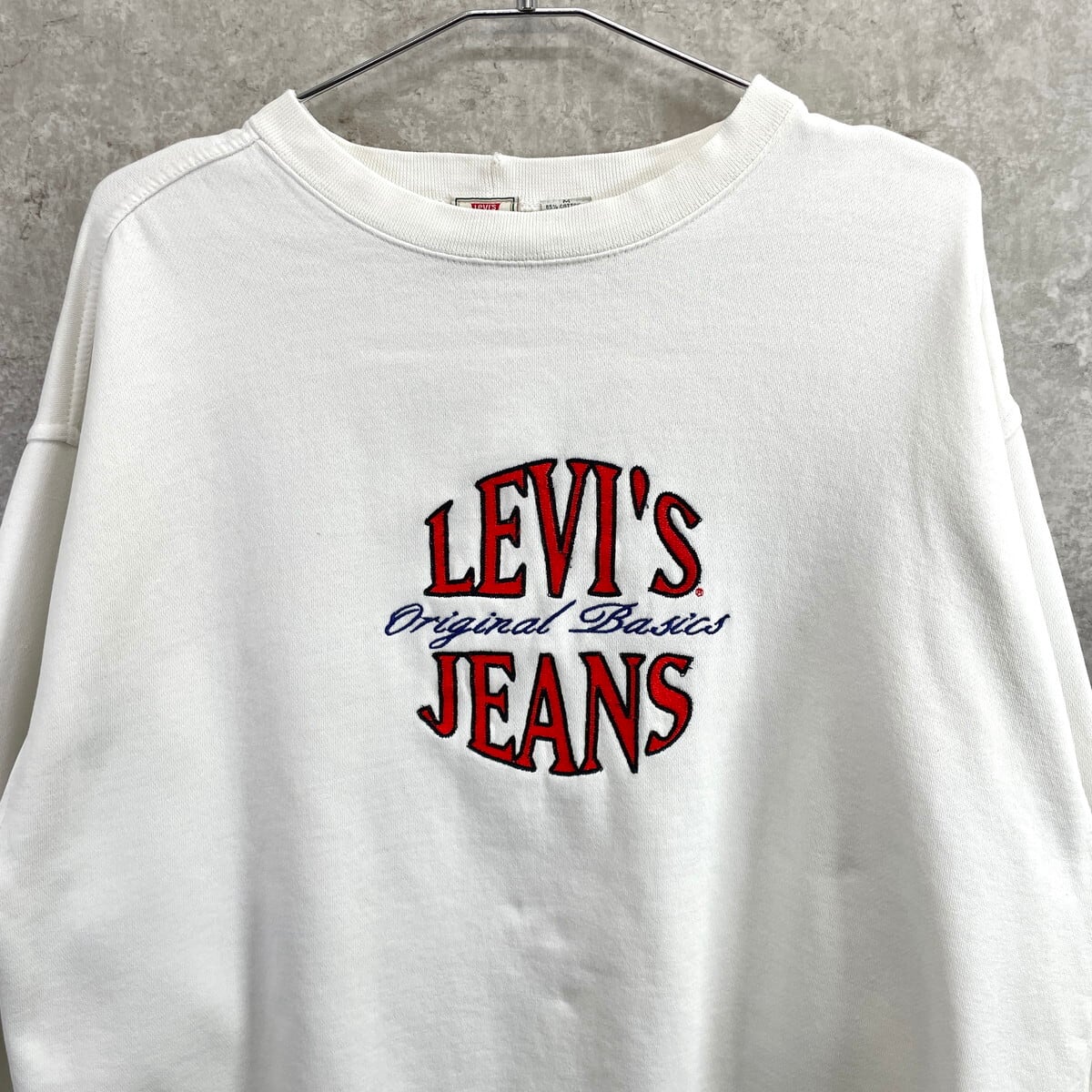 90年代 Levi's リーバイス ロゴ刺繍 スウェットシャツ メンズL相当