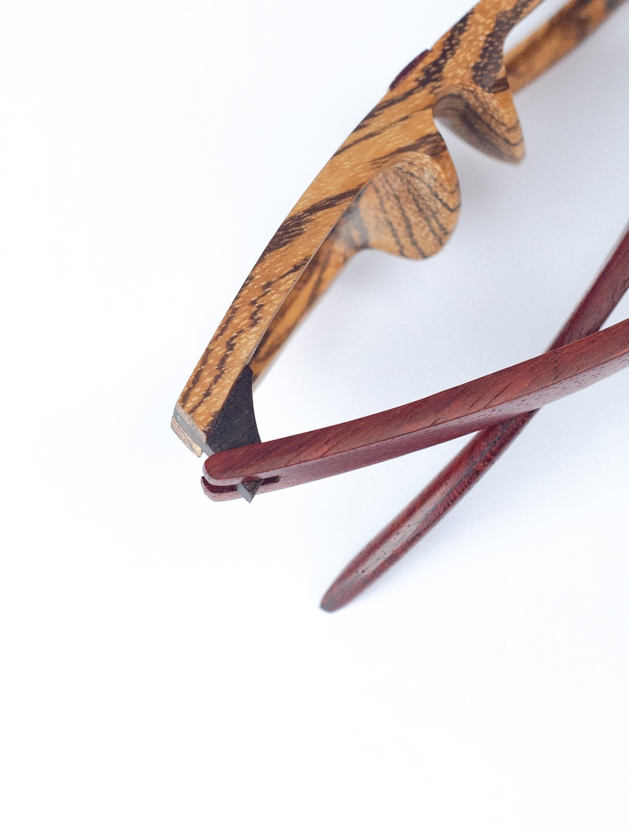 木彫りメガネ-ボストン-