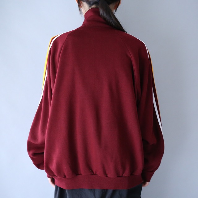 good coloring design sweat fabric long high-neck track jacket