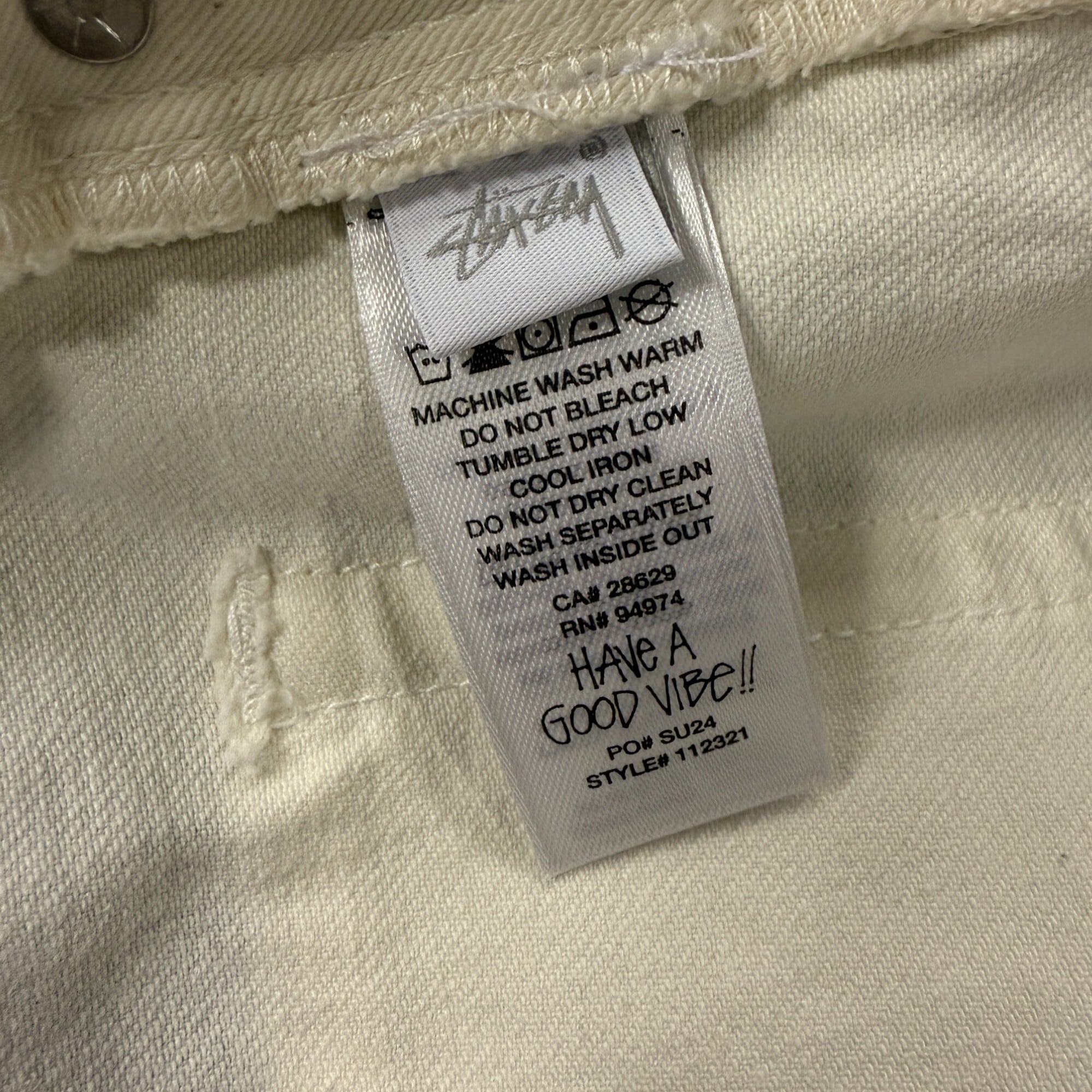 STUSSY】ステューシー SPRAY DYE BIG OL SHORT デニムショートパンツ