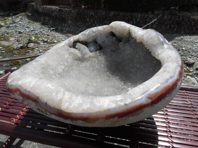 【送料無料】特大瑪瑙たまり