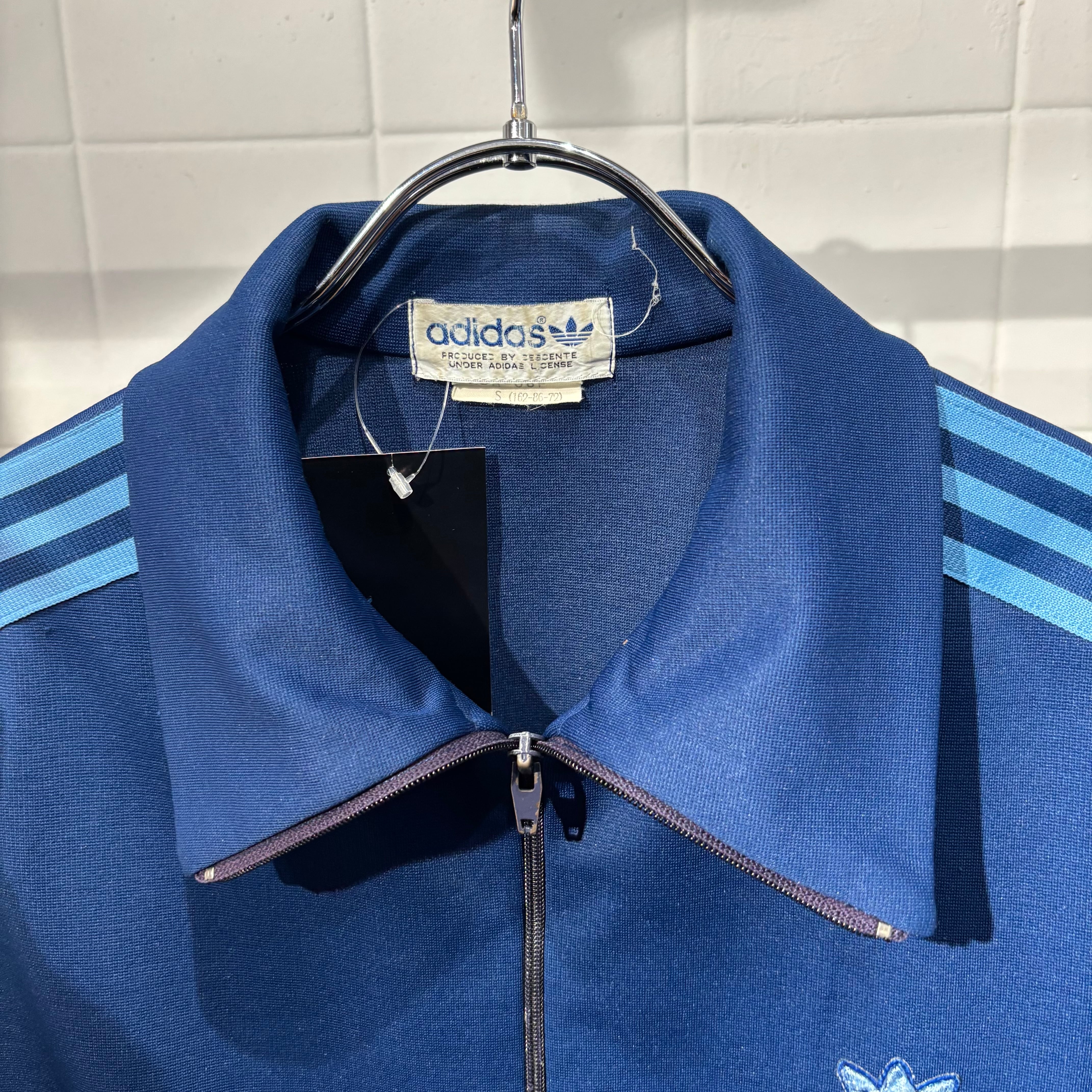 80S ADIDAS BLUE TRUCK JACKET | BerBerJin / & BerBerJin