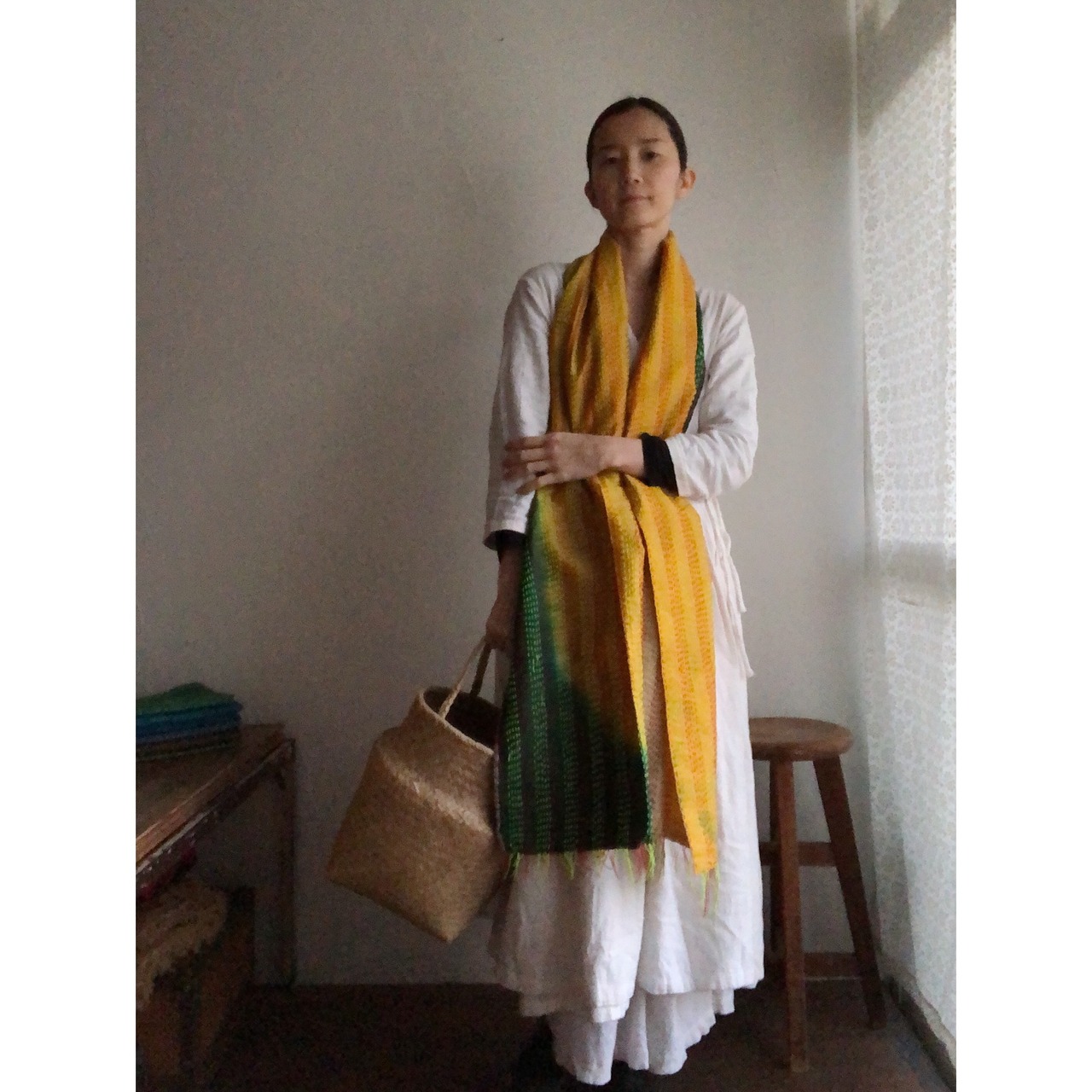 リサイクルサリーのカンタショール 小011 インドの手仕事布 Mulaセレクト