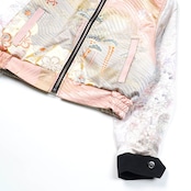 【BJK-L016】再構築リバーシブル着物ボンバー KIMONO REVERSIBLE BOMBER JACKET