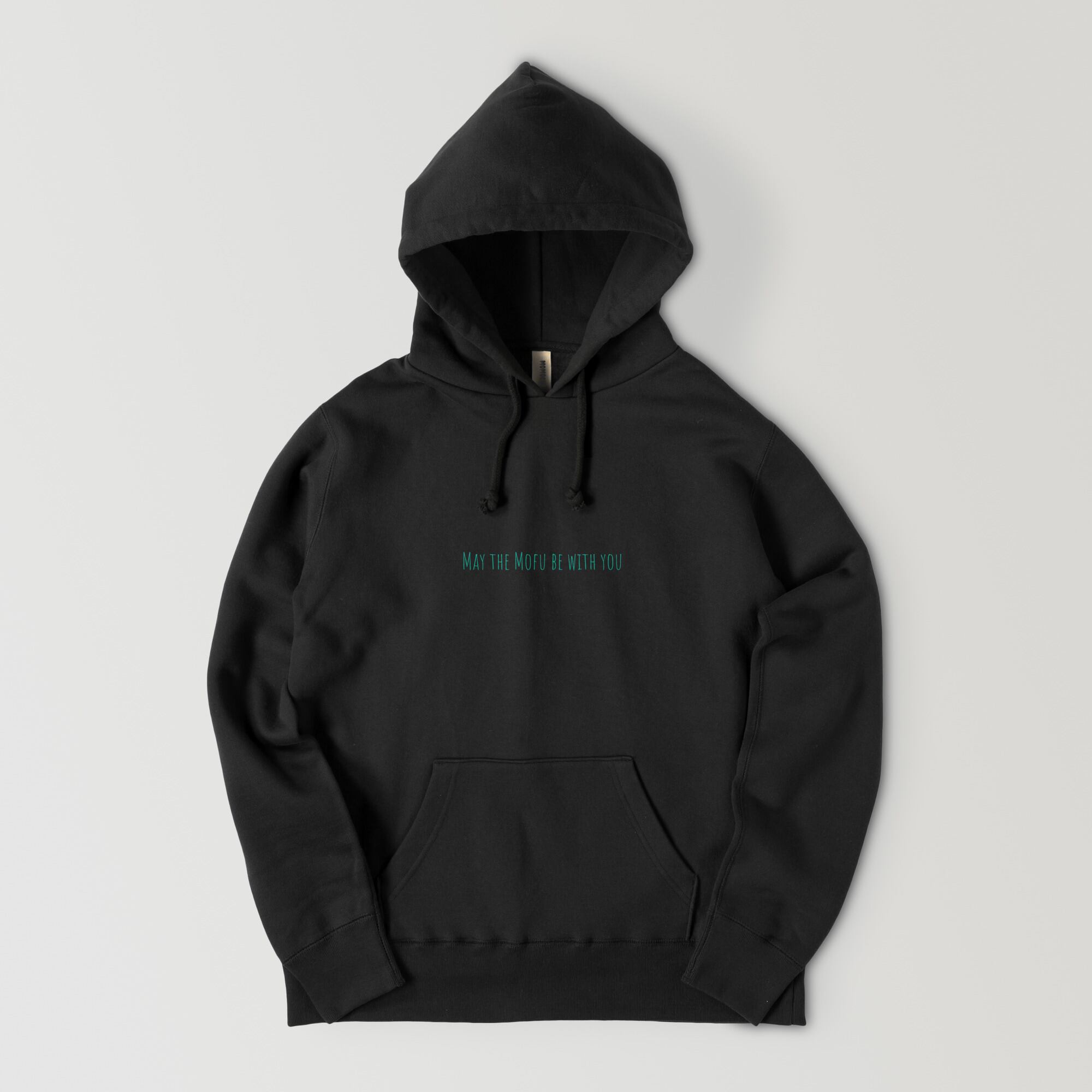 embroidery brand name hoodie black | Pay ID