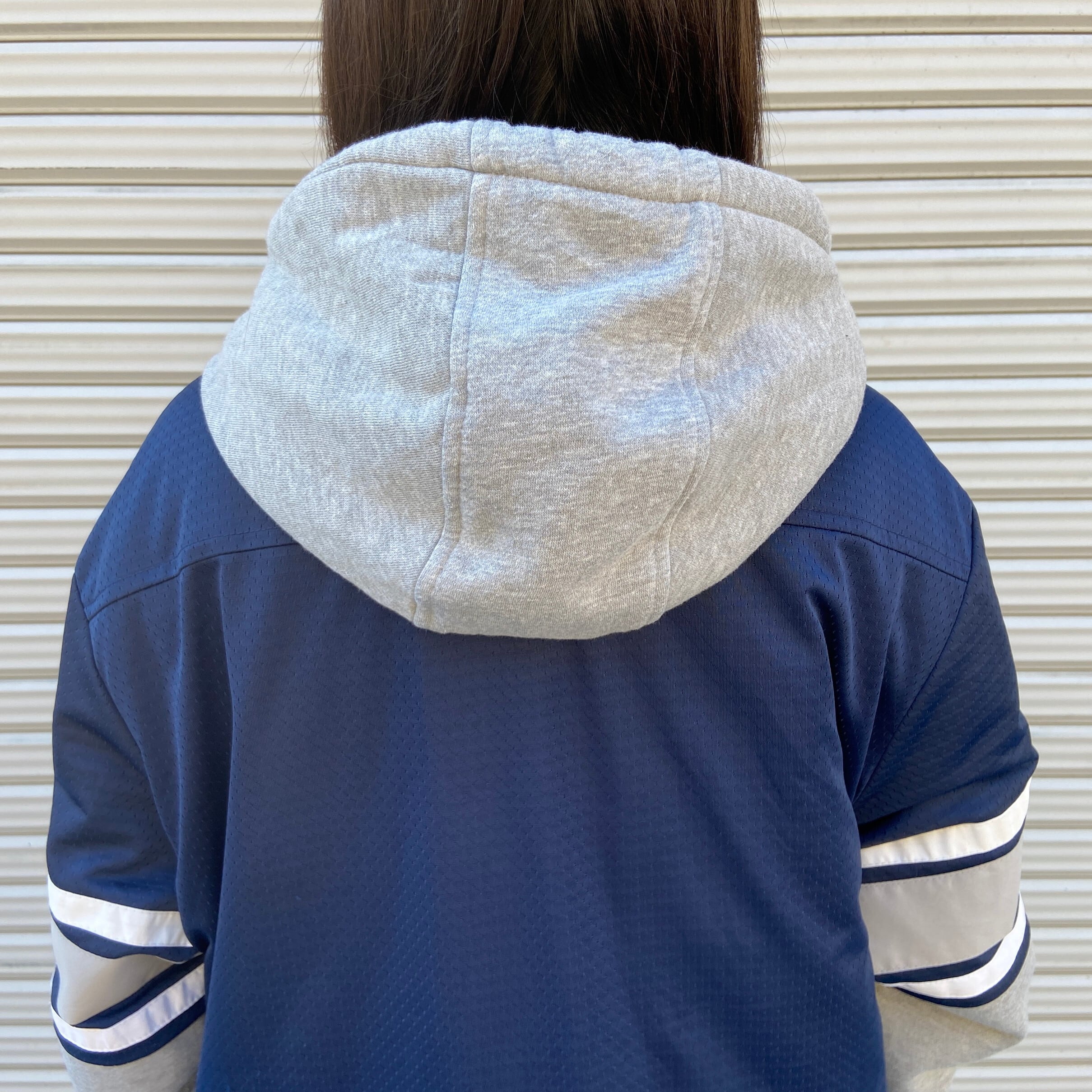 新品S水色・HOOD LOGO ZIPUP TEAM SWEATHOODIE