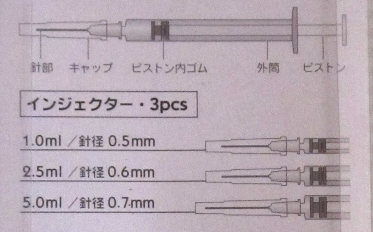 TOOL×2 PPシリンジ3Pセット TPE-3