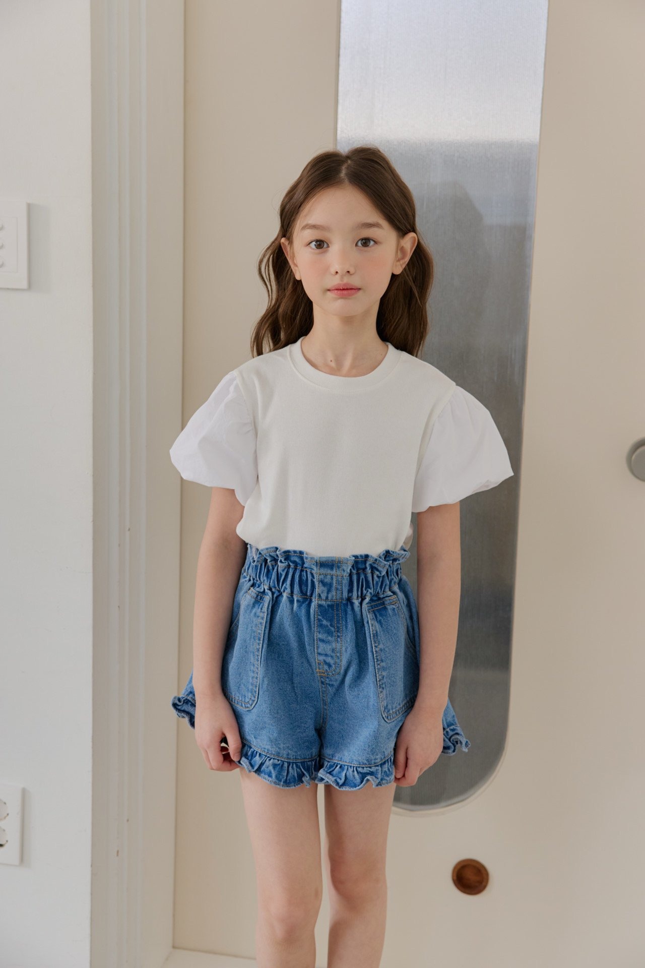 [DOREDORE] Balloon sleeve tee / [도레도레] 벌룬소매티