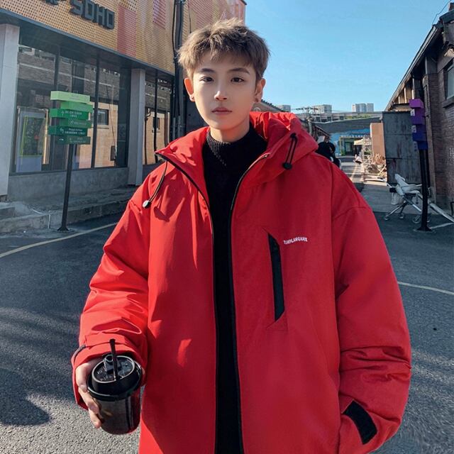 予約販売】ダウンジャケット アウター ショート丈フード ハイカラー