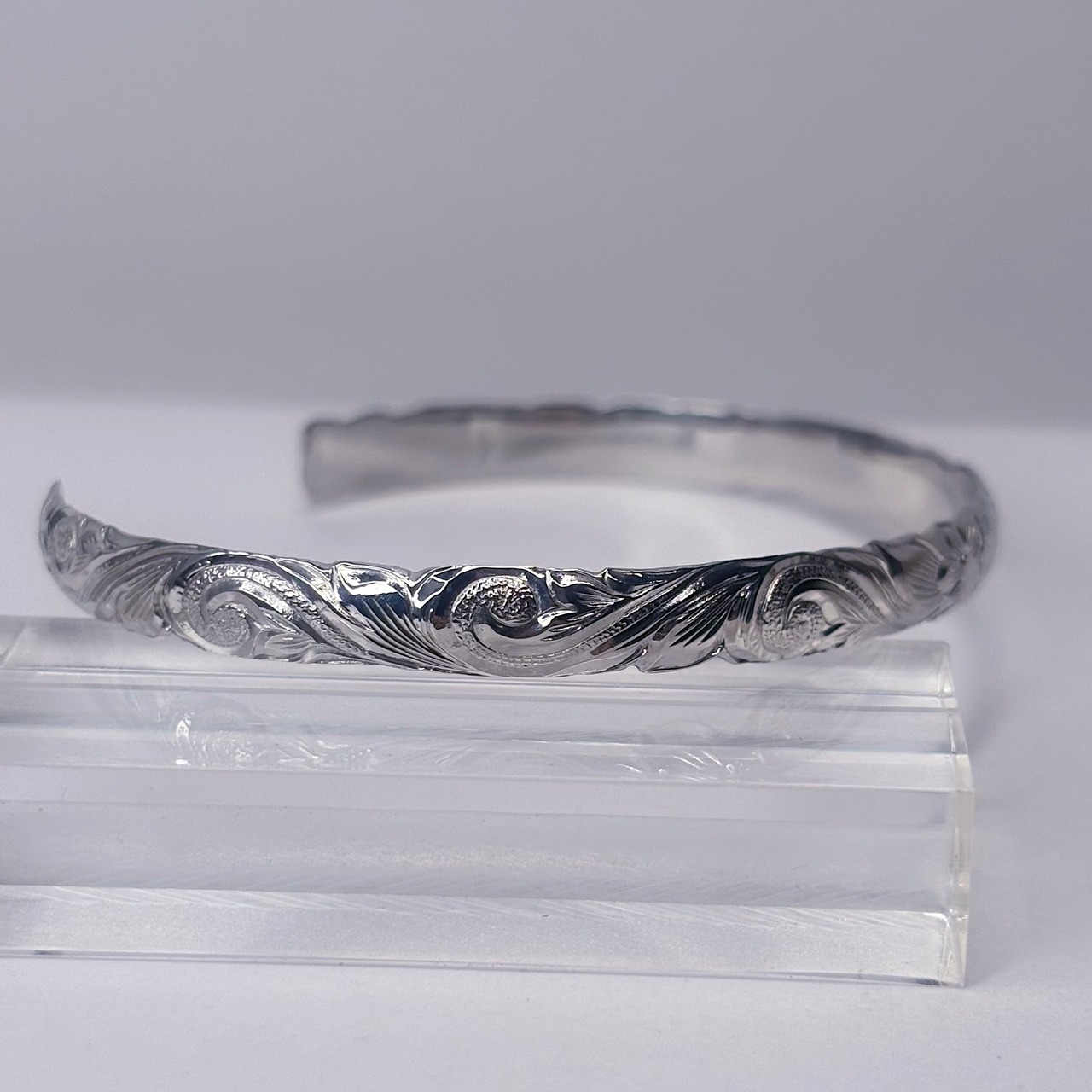 Heritage Bangle-Silver-