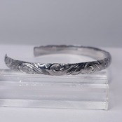 Heritage Bangle-Silver-