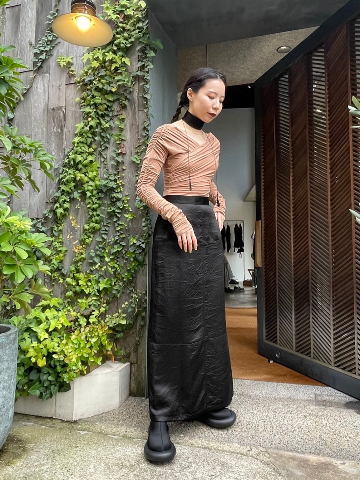 写真有】FETICO / TULLE GATHERED BODYSUIT（TULLE GATHERED BODYSUIT 