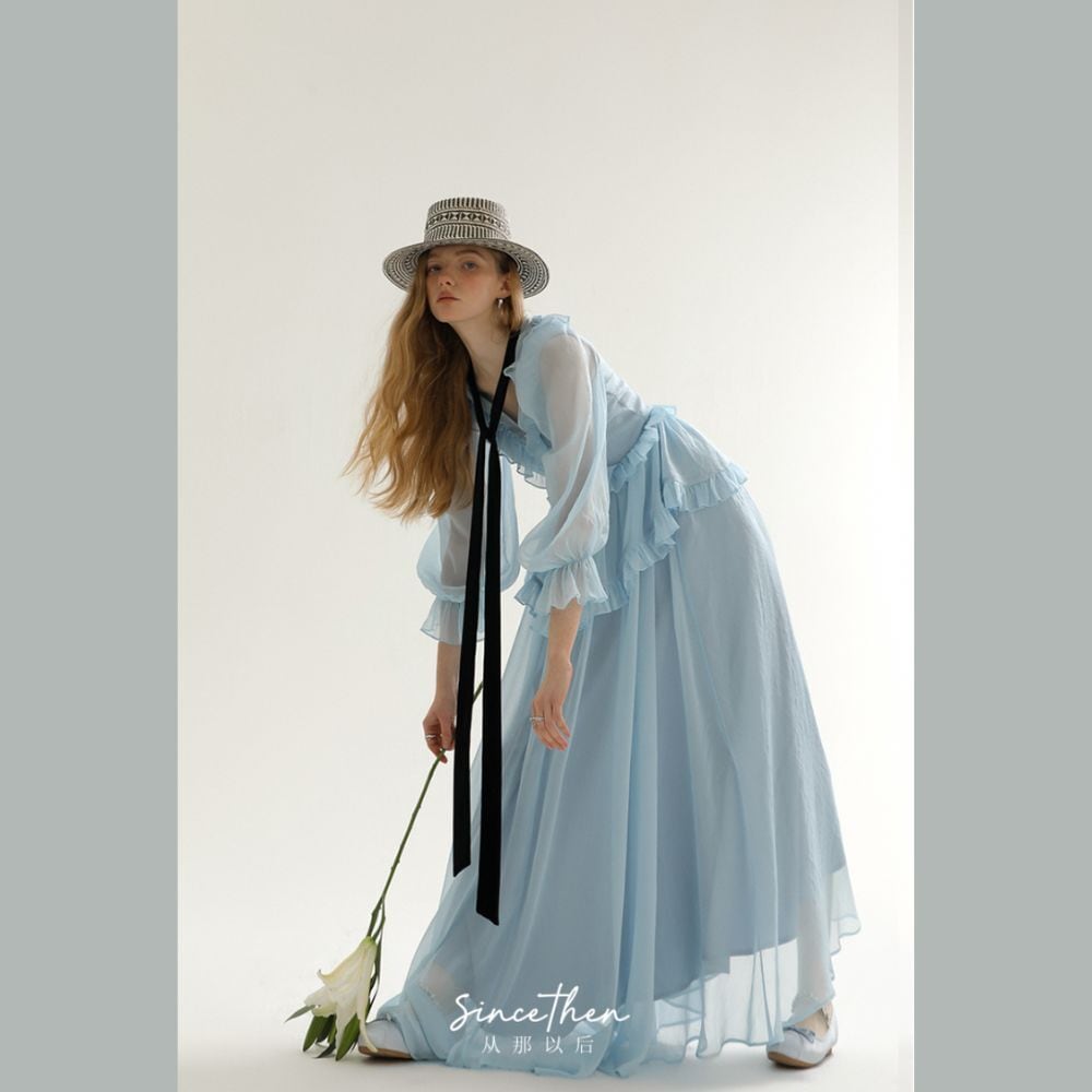 foufou【THE DRESS #16】ノースリーブベロアワンピース ≪通常販売≫【THE DRESS #16】no-sleeve velour one piece