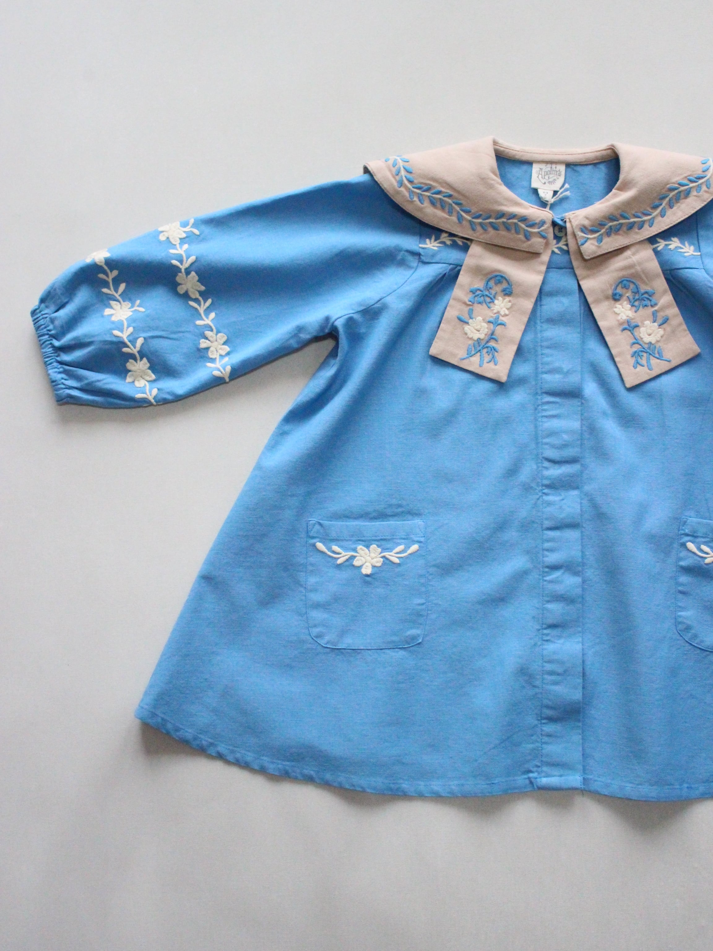 Apolina サイズ3-5y MAGGIE SAILOR DRESS Maggie Sailor Dress, Nordic Blue – Willkie's