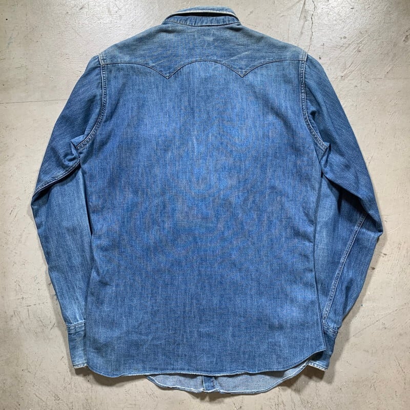 50's LEVI'S リーバイス デニムウェスタンシャツ ショートホーンタグ