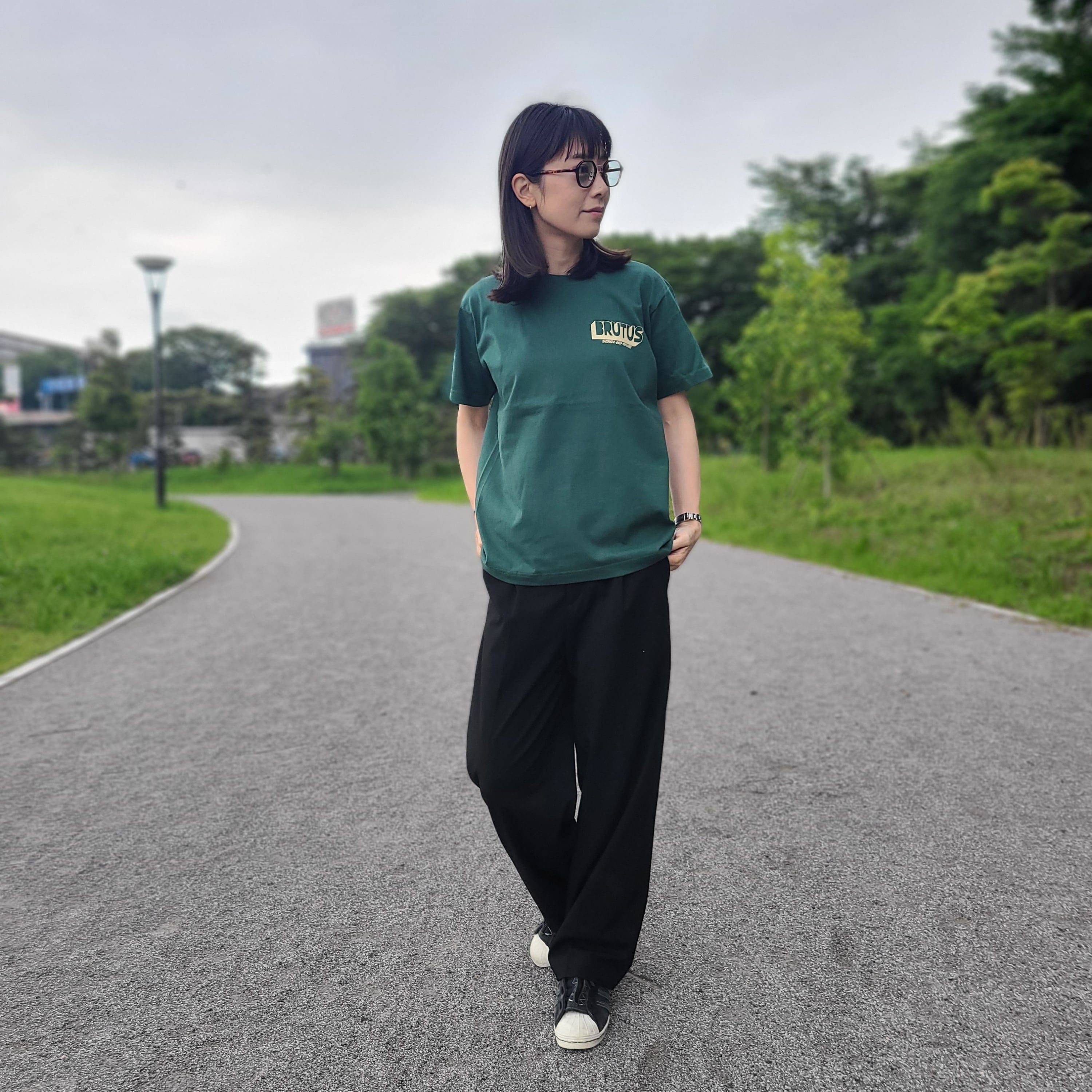 4周年記念 S/S COTTON T-SHIRT / アイビーグリーン | Brutus 4周年記念 S/S COTTON T-SHIRT / アイビーグリーン | Brutus
