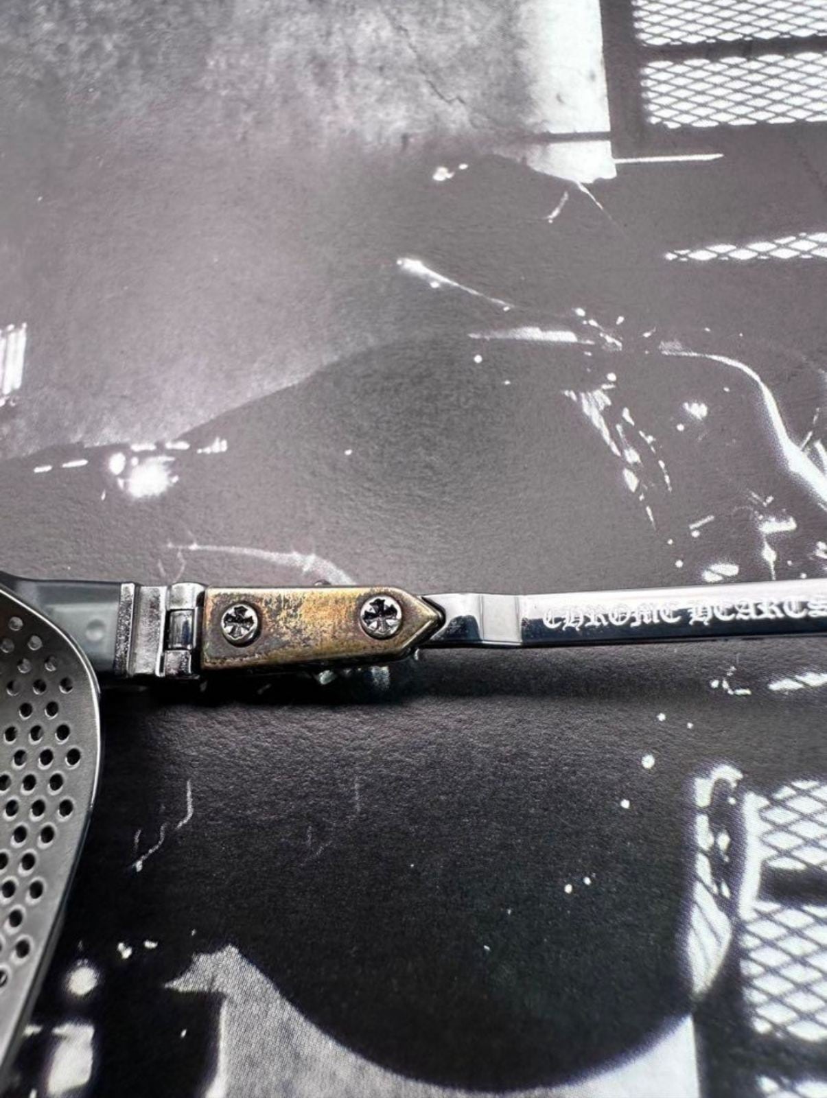 CHROME HEARTS LGMA クロムハーツ　メガネ レアカラー！ クロムハーツ フローラル クロス メガネ LGMA 眼鏡