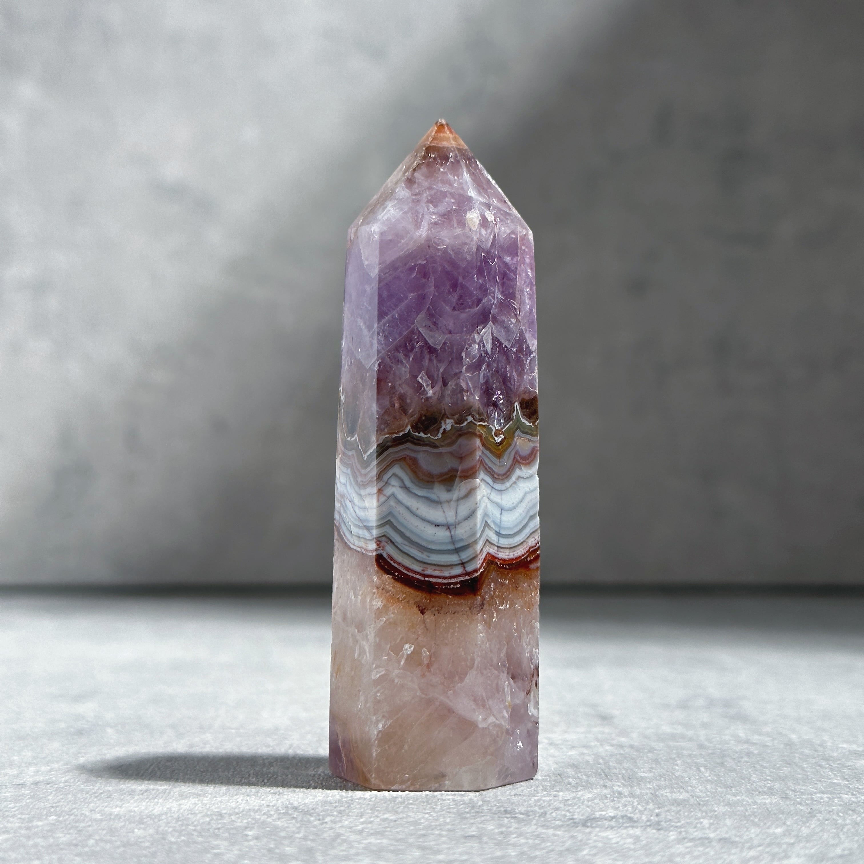 アメジストタワー アメジスト×アゲート タワー42◇ Amethyst Tower ◇天然石・鉱物