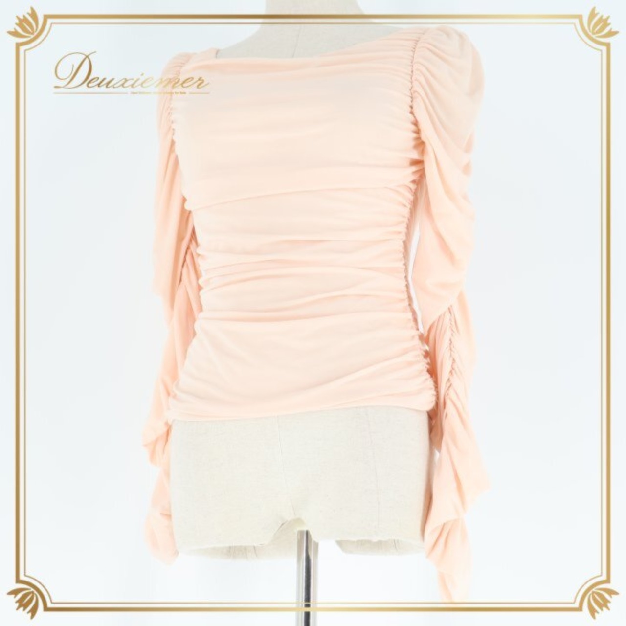 社交ダンス 衣装 トップス ブラウス カットソー ピンク系 ノーマカマリ NORMAKAMALI OMO 長袖 伸縮 ストレッチ 無地 レッスン 練習着 ダンス パーティ 発表会 ダンスウェア レディース 社交ダンス レッスン着 練習用 無地 長袖 おしゃれ かわいい 舞台衣装 発表会用 パーティー用 薄手