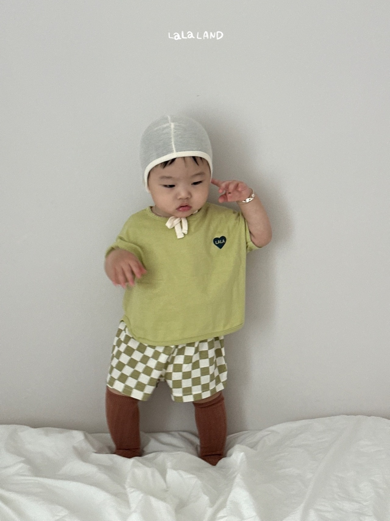【取寄/韓国直送】LALALAND 26/SM （Baby）ハートラッパTシャツ｜夏服｜韓国子供服