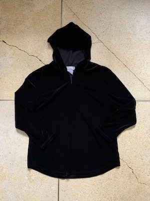 VELOUR HALF ZIP-UP PARKA “JONES NEW YORK”