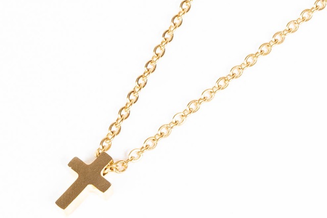 【316L cross necklace】 / GOLD