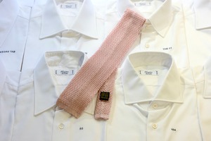 knit tie "BABY PINK" 3019-21