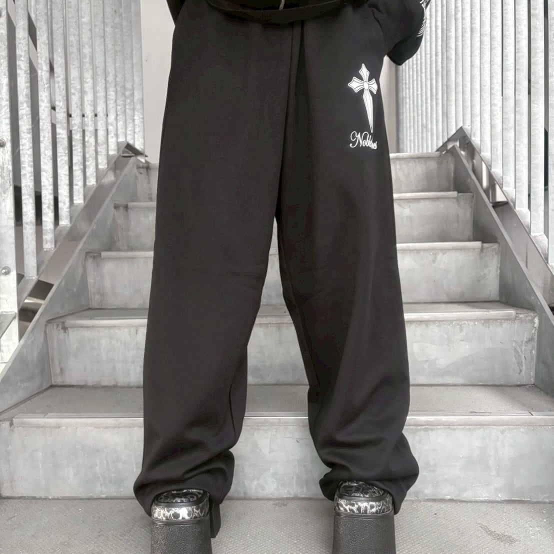 【CANDY SELECT】クロスPTパンツ 930320 サブカル 地雷系 グランジ ストリート メンズ レディース ユニセックス