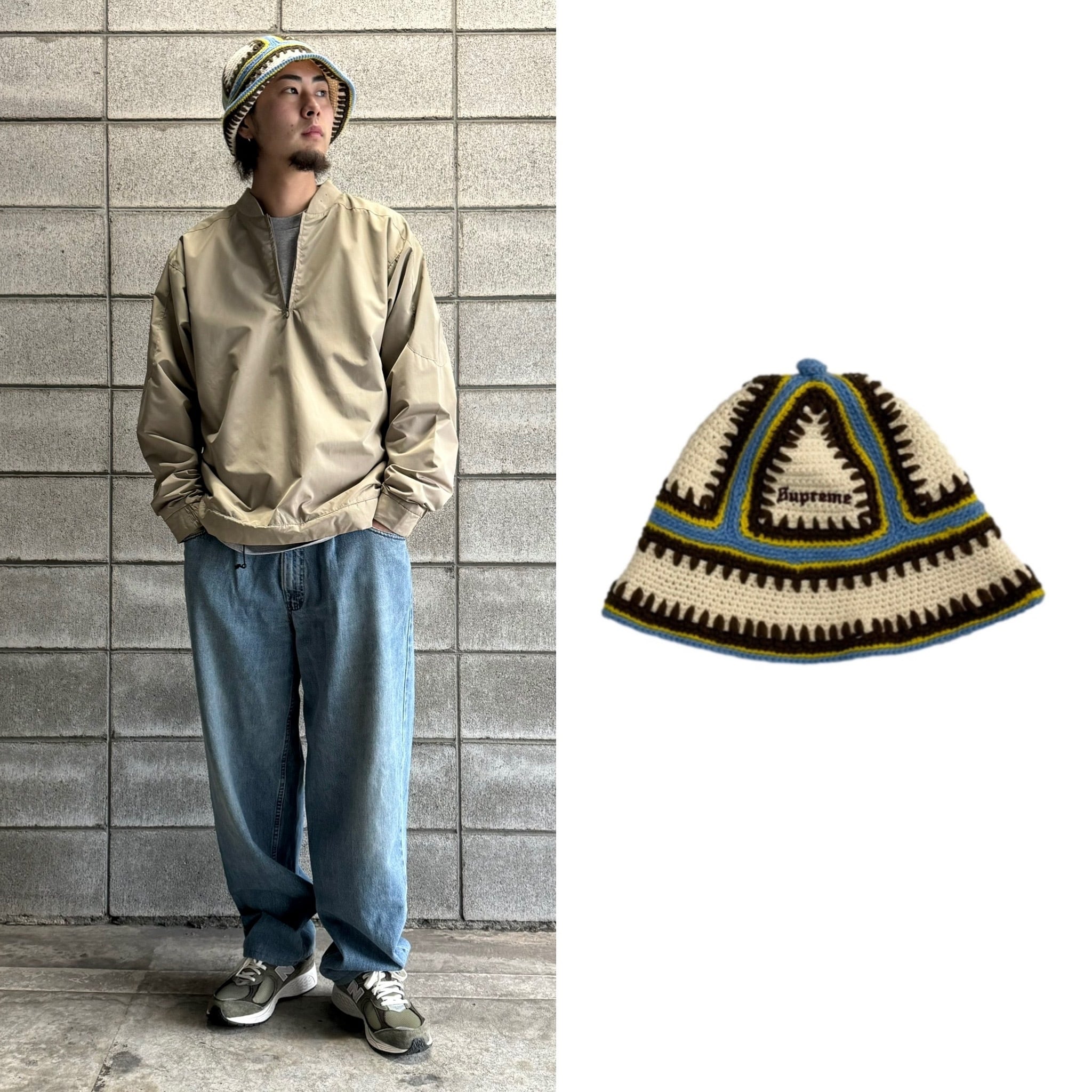 SUPREME CROCHET EDGE BELL HAT, Men