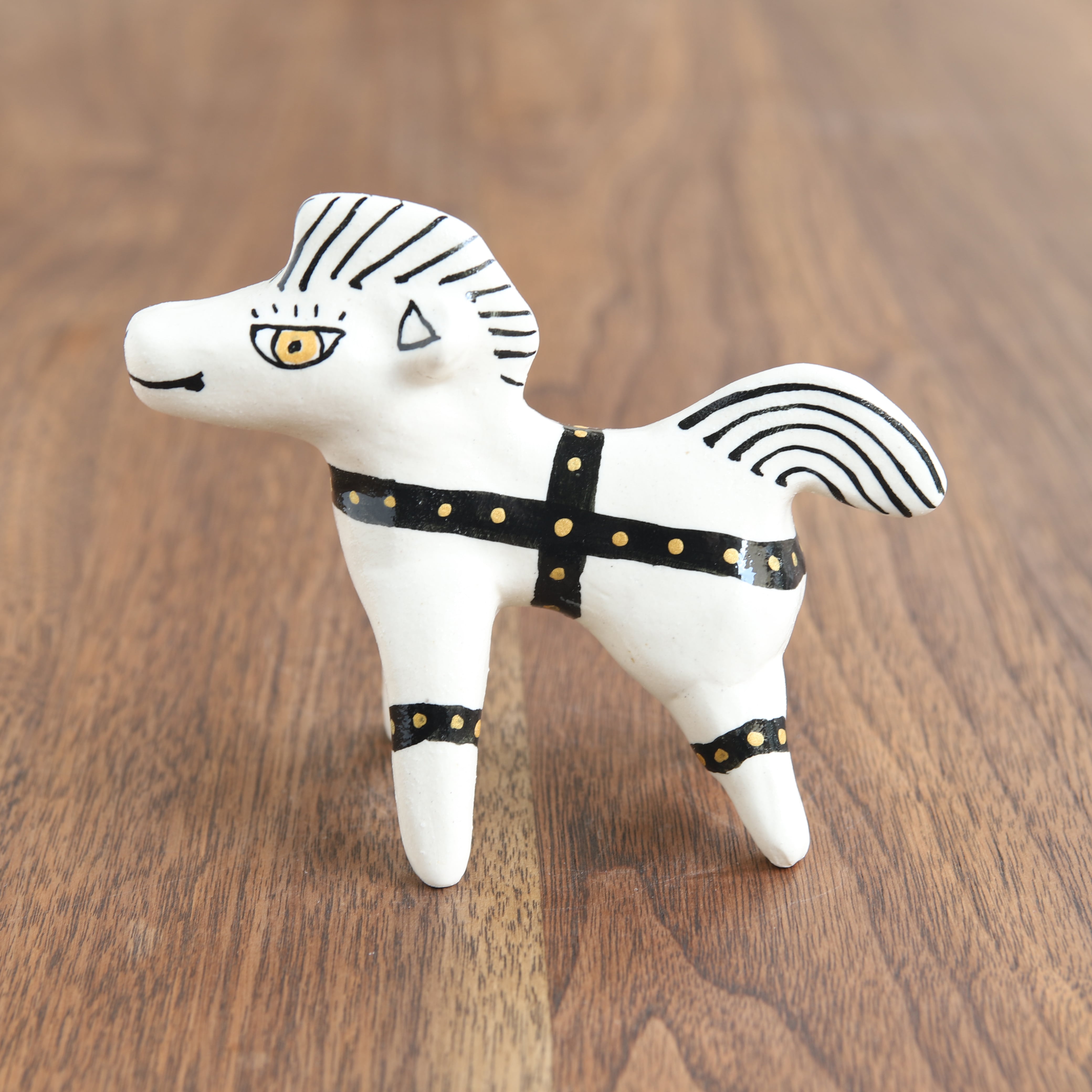 山口祥治 干支フィギュア 午(ウマ)「ウマジャロウ UJ-38」 工房:喜鶴製陶(有田焼)